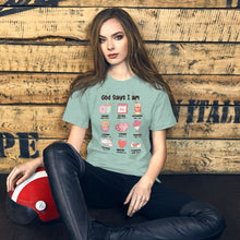 Load image into Gallery viewer, God Says I Am Valentine&#39;s Unisex t-shirt
