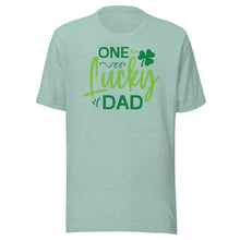 Load image into Gallery viewer, One Lucky Dad Unisex t-shirt
