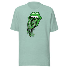 Load image into Gallery viewer, Green Leopard Lips Unisex t-shirt
