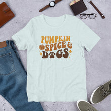 Load image into Gallery viewer, Pumpkin Spice and Dogs Unisex t-shirt
