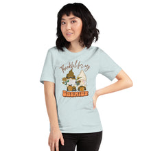 Load image into Gallery viewer, Thankful For My Gnomies Unisex t-shirt (Lighter Colors)
