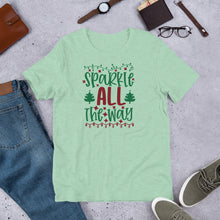 Load image into Gallery viewer, Sparkle All The Way Unisex t-shirt
