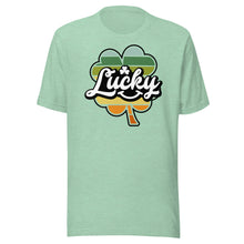 Load image into Gallery viewer, Lucky Retro Shamrock Unisex t-shirt
