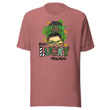 Load image into Gallery viewer, One Lucky Mama Unisex t-shirt
