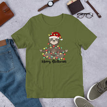 Load image into Gallery viewer, Merry Slothmas Unisex t-shirt
