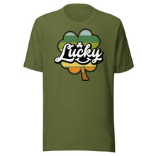 Load image into Gallery viewer, Lucky Retro Shamrock Unisex t-shirt
