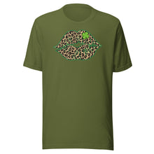 Load image into Gallery viewer, Irish Leopard Lips Unisex t-shirt
