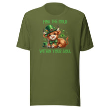 Load image into Gallery viewer, Find The Gold Within Your Soul (Highland Cows) Unisex t-shirt
