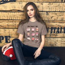 Load image into Gallery viewer, God Says I Am Valentine&#39;s Unisex t-shirt
