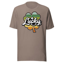 Load image into Gallery viewer, Lucky Retro Shamrock Unisex t-shirt
