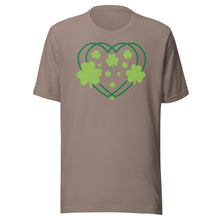 Load image into Gallery viewer, Shamrocks And Hearts Unisex t-shirt
