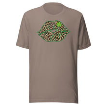 Load image into Gallery viewer, Irish Leopard Lips Unisex t-shirt
