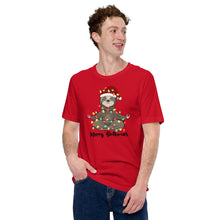 Load image into Gallery viewer, Merry Slothmas Unisex t-shirt
