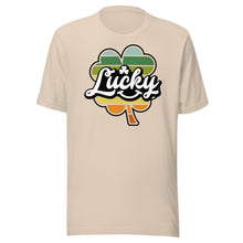 Load image into Gallery viewer, Lucky Retro Shamrock Unisex t-shirt
