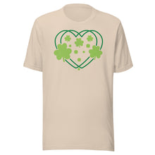 Load image into Gallery viewer, Shamrocks And Hearts Unisex t-shirt
