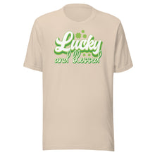 Load image into Gallery viewer, Lucky And Blessed Unisex t-shirt
