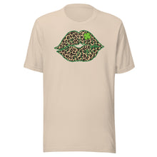 Load image into Gallery viewer, Irish Leopard Lips Unisex t-shirt
