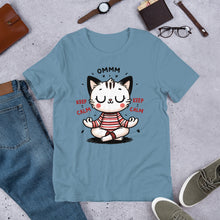 Load image into Gallery viewer, Omm Keep Calm (cat) Unisex t-shirt
