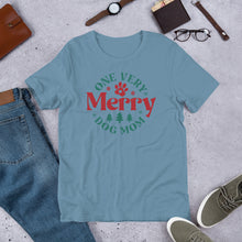 Load image into Gallery viewer, One Very Merry Dog Mom Unisex t-shirt
