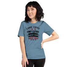 Load image into Gallery viewer, Comfy Clothes and Murder Shows Unisex t-shirt
