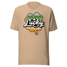 Load image into Gallery viewer, Lucky Retro Shamrock Unisex t-shirt
