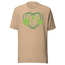 Load image into Gallery viewer, Shamrocks And Hearts Unisex t-shirt
