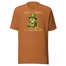 Load image into Gallery viewer, Hoppy St Paddy&#39;s It&#39;s Ribbiting Fun Unisex t-shirt
