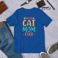 Load image into Gallery viewer, Best Cat Mom Ever Unisex t-shirt
