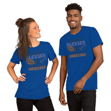 Load image into Gallery viewer, Stressed Blessed and Football Obsessed Unisex t-shirt
