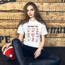 Load image into Gallery viewer, God Says I Am Valentine&#39;s Unisex t-shirt
