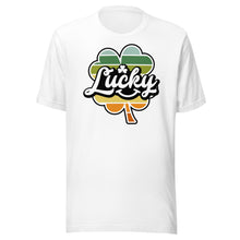 Load image into Gallery viewer, Lucky Retro Shamrock Unisex t-shirt
