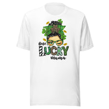 Load image into Gallery viewer, One Lucky Mama Unisex t-shirt
