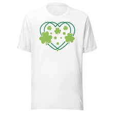 Load image into Gallery viewer, Shamrocks And Hearts Unisex t-shirt
