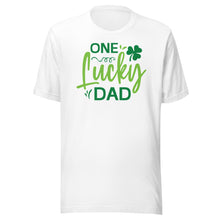 Load image into Gallery viewer, One Lucky Dad Unisex t-shirt
