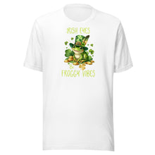 Load image into Gallery viewer, Irish Eyes Froggy Vibes Unisex t-shirt
