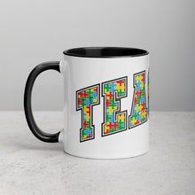 Load image into Gallery viewer, Autism Teacher Mug with Color Inside
