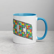 Load image into Gallery viewer, Autism Teacher Mug with Color Inside
