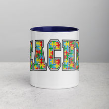 Load image into Gallery viewer, Autism Teacher Mug with Color Inside
