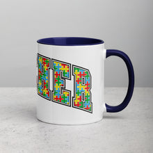 Load image into Gallery viewer, Autism Teacher Mug with Color Inside
