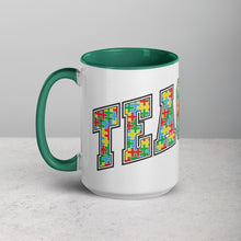 Load image into Gallery viewer, Autism Teacher Mug with Color Inside
