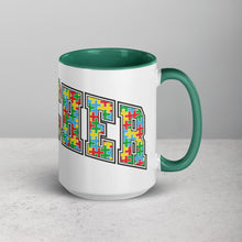 Load image into Gallery viewer, Autism Teacher Mug with Color Inside
