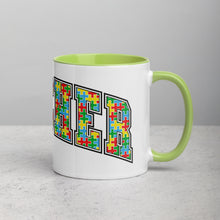 Load image into Gallery viewer, Autism Teacher Mug with Color Inside
