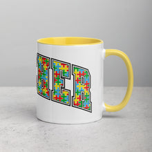 Load image into Gallery viewer, Autism Teacher Mug with Color Inside
