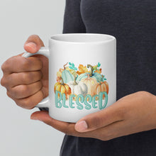 Load image into Gallery viewer, Fall  Blessed White Mug
