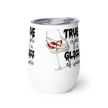 Load image into Gallery viewer, True Crime and a Glass of Wine - Wine tumbler
