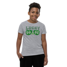 Load image into Gallery viewer, Lucky Dude Youth Short Sleeve T-Shirt
