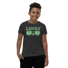 Load image into Gallery viewer, Lucky Dude Youth Short Sleeve T-Shirt
