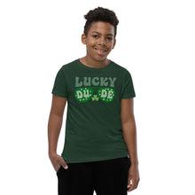 Load image into Gallery viewer, Lucky Dude Youth Short Sleeve T-Shirt
