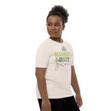 Load image into Gallery viewer, Mommy&#39;s Lucky Girl Youth Short Sleeve T-Shirt
