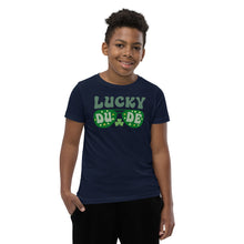 Load image into Gallery viewer, Lucky Dude Youth Short Sleeve T-Shirt
